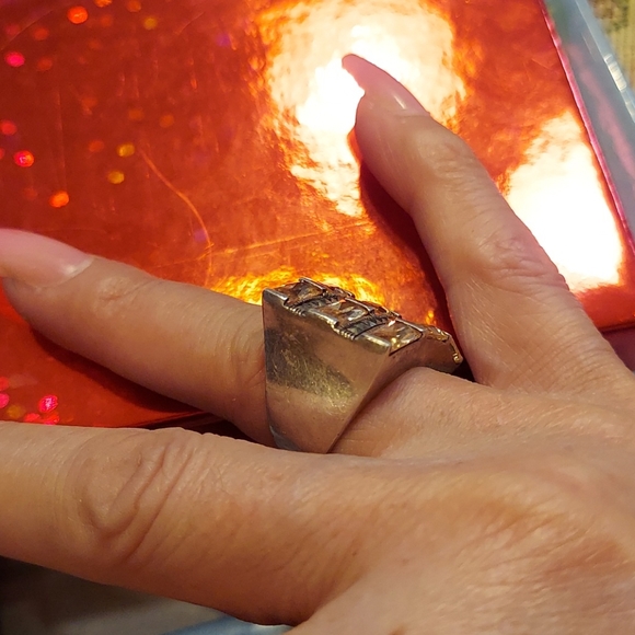 Sterling Silver, free form ring - Picture 2 of 8